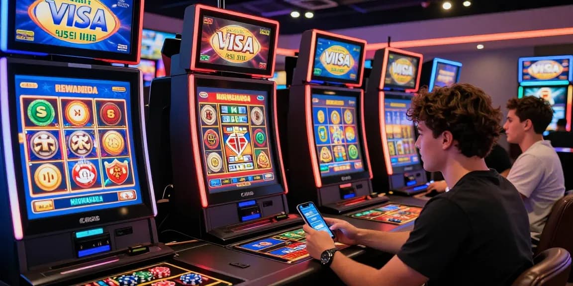 Online casino players using credit cards like Visa and Mastercard for gaming experiences at https://gdsap.org.uk, showcasing excitement and engagement.