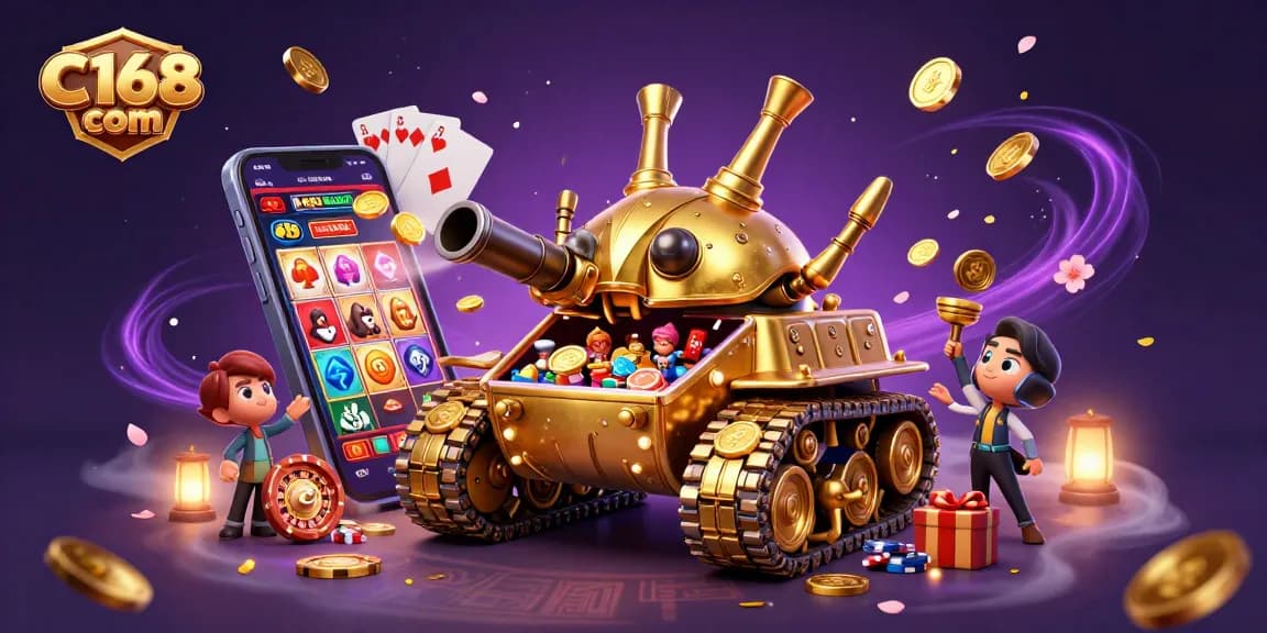 Spin to win at C168 com with vibrant 3D casino graphics and dynamic gameplay elements.