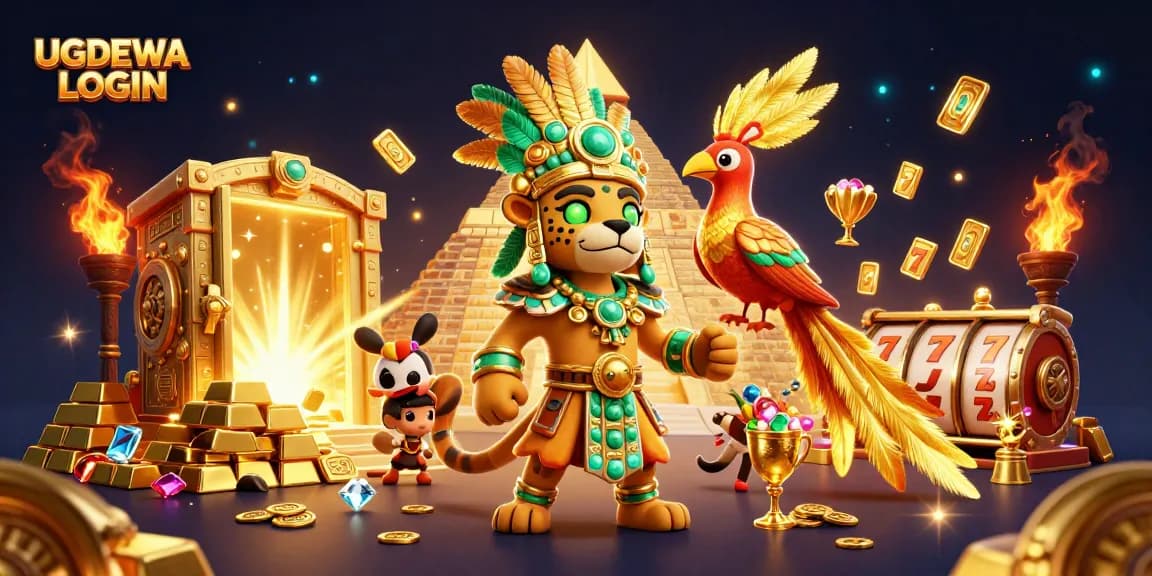 Engage with UGDEWA LOGIN for thrilling slots experience featuring dynamic treasures and vibrant visuals.