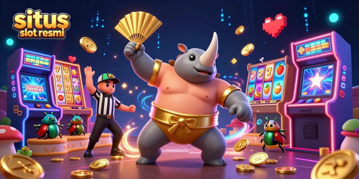 Experience the excitement of situs slot resmi with thrilling slot reels and a vibrant gaming atmosphere.