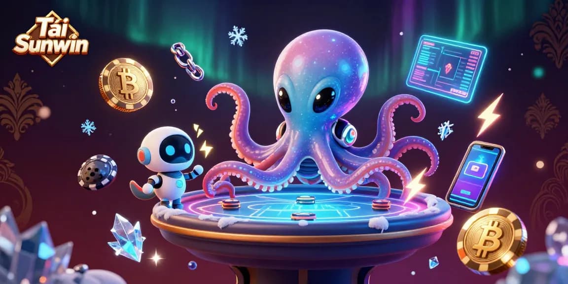 Engage with Tải Sunwin through an exciting holographic poker scene featuring alien characters.