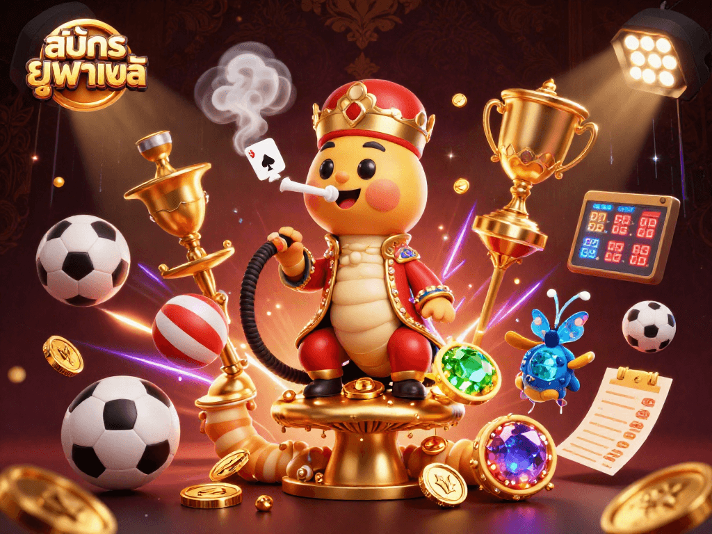 Join the fun and action while สมัครยูฟ่าเบท at this vibrant casino scene featuring thrilling sports elements.