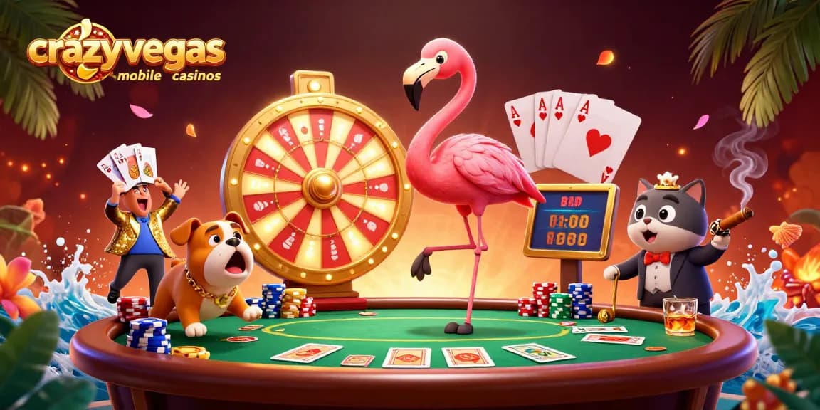 Experience excitement with crazyvegas mobile casinos showcasing energetic gameplay and vibrant visuals.