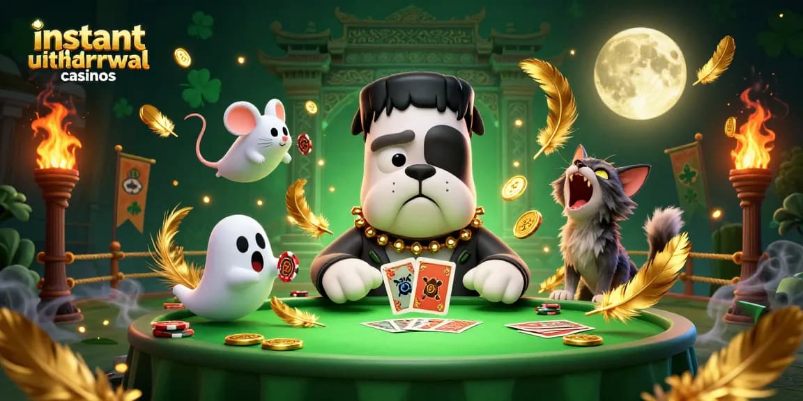 Experience thrilling action at instant withdrawal casinos with unique characters and vibrant visuals.