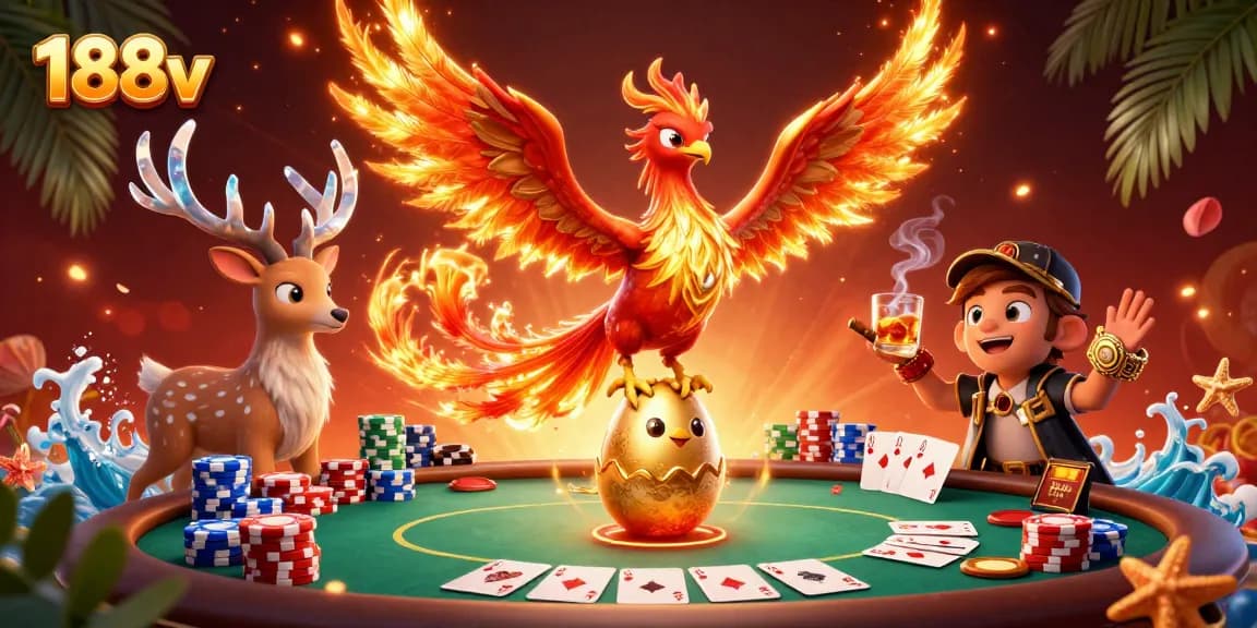 Experience stunning wins at 188v online casino with dynamic poker action and magical creatures.