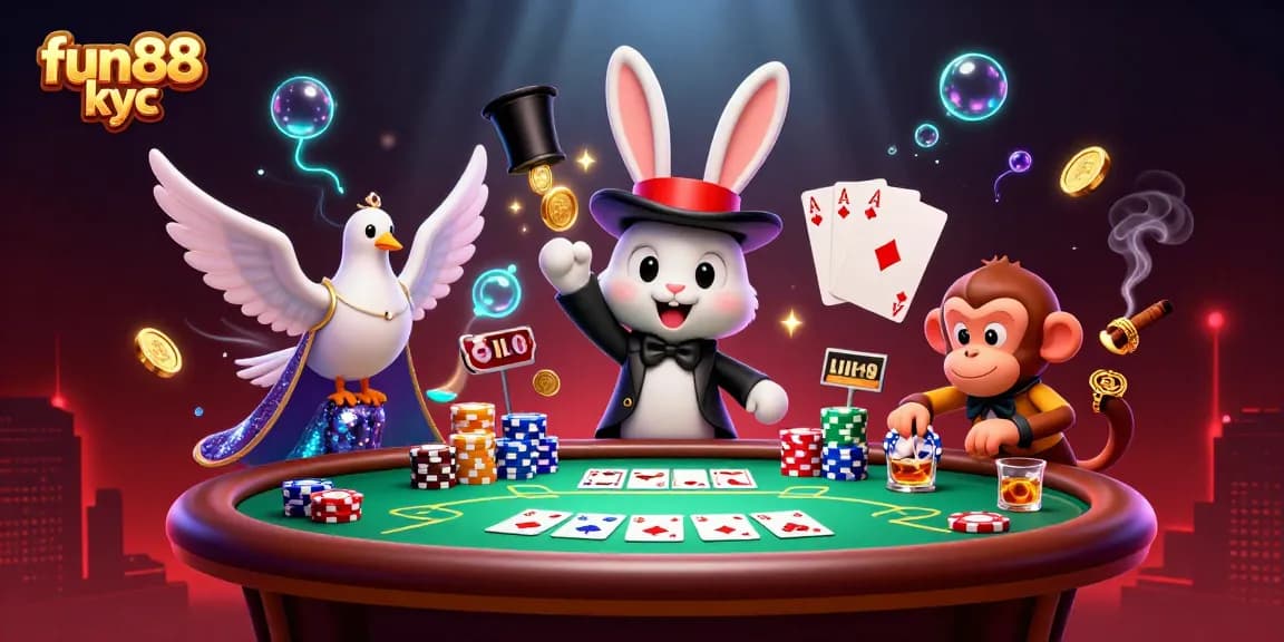 Trải nghiệm cá cược độc đáo với fun88 kyc trong sự kiện casino đầy màu sắc và hấp dẫn.