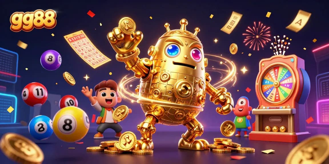 Experience thrilling gameplay at gg88 with vibrant lotteries and gold coins, celebrating wins!