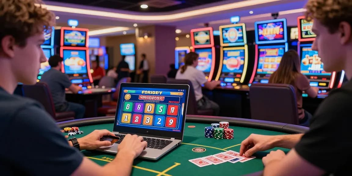 Exciting gameplay moment at https://troyuk.co.uk featuring online players using credit cards to deposit and engage in vibrant casino games.