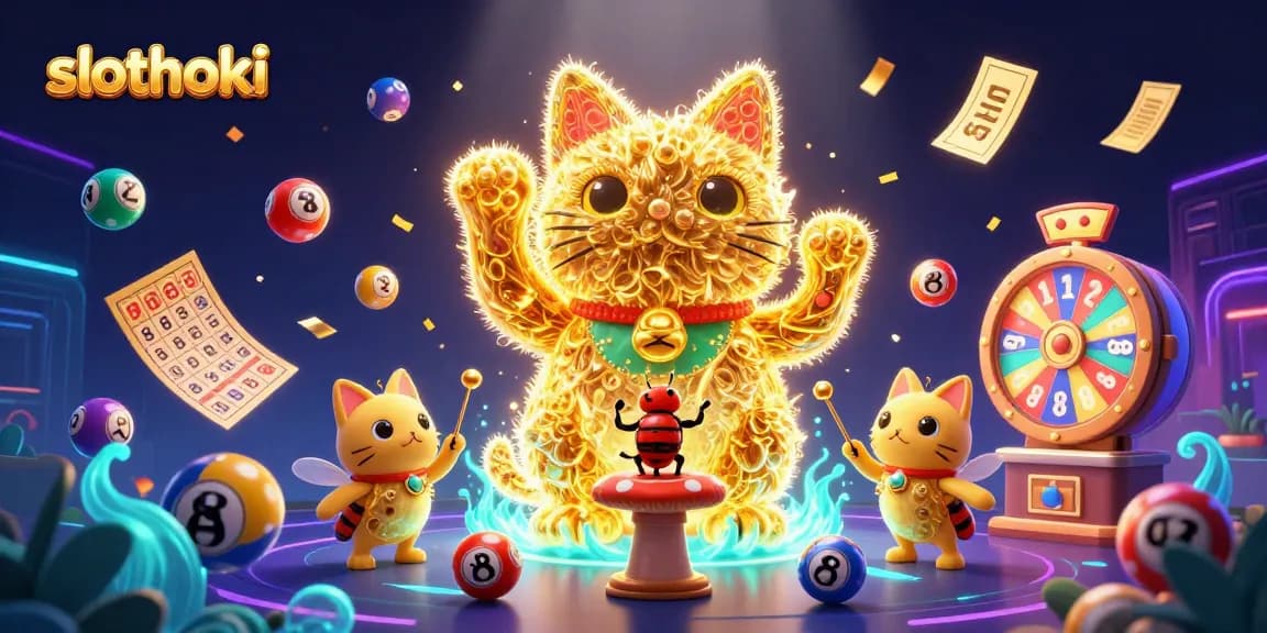 Permainan slot slothoki dengan simbol keberuntungan dan karakter menarik menciptakan keseruan.