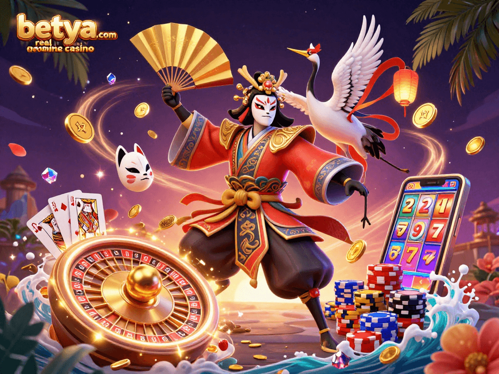 Experience the thrill at betya.com real money online casino with vibrant casino elements and action.