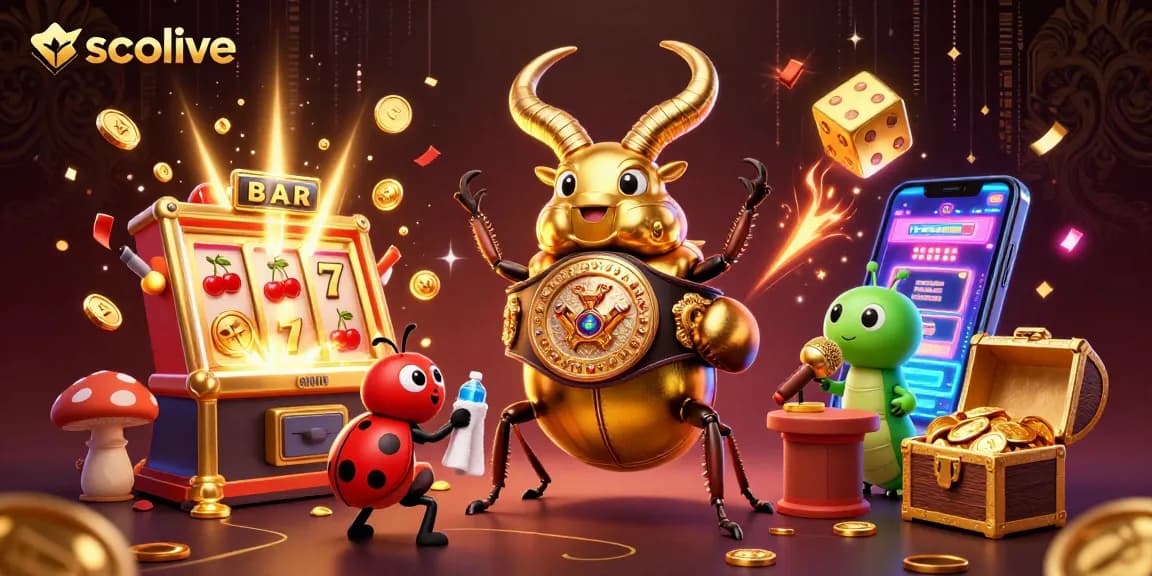 socolive offers a vibrant casino scene bursting with excitement, showcasing animated characters and thrilling game elements.