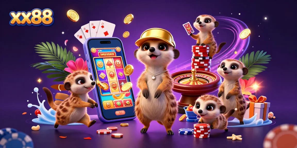 Experience exciting gameplay with meerkats in the xx88 casino, immersive slot games, and vibrant visuals.