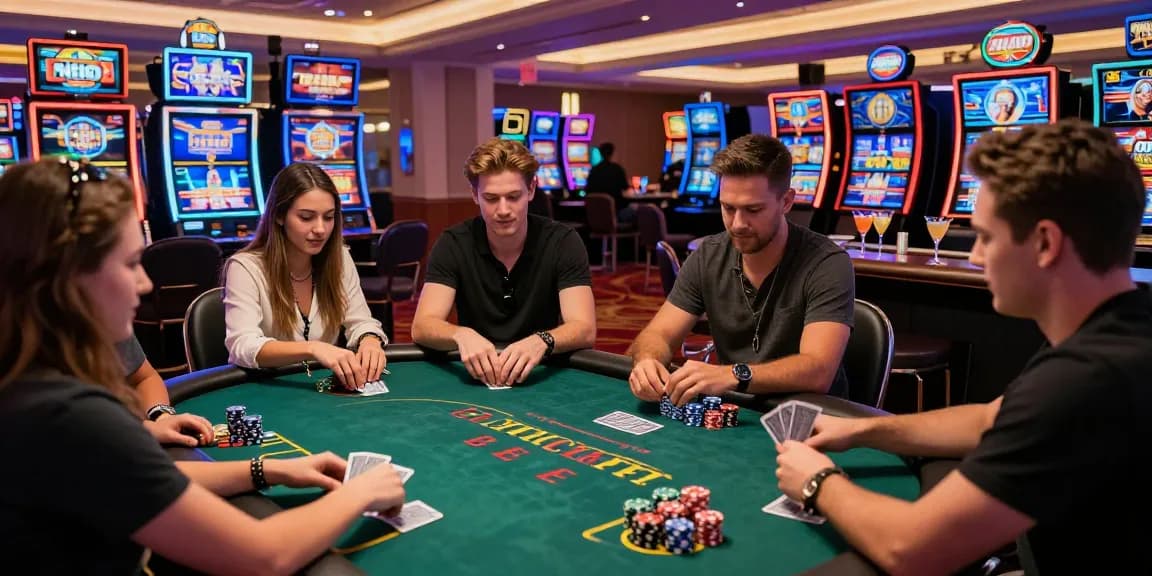 Experience thrill and excitement at LC88 casino game room with vibrant atmosphere and engaging gameplay.