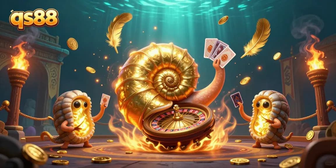 qs88 players winning at an exciting online casino with vibrant elements and 3D characters