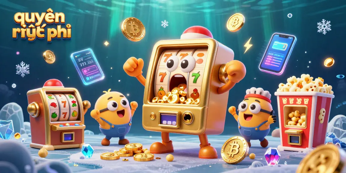 Engage with quyền riêng tư at the casino, showcasing a lucky slot machine celebrating a jackpot amidst vibrant gaming visuals.