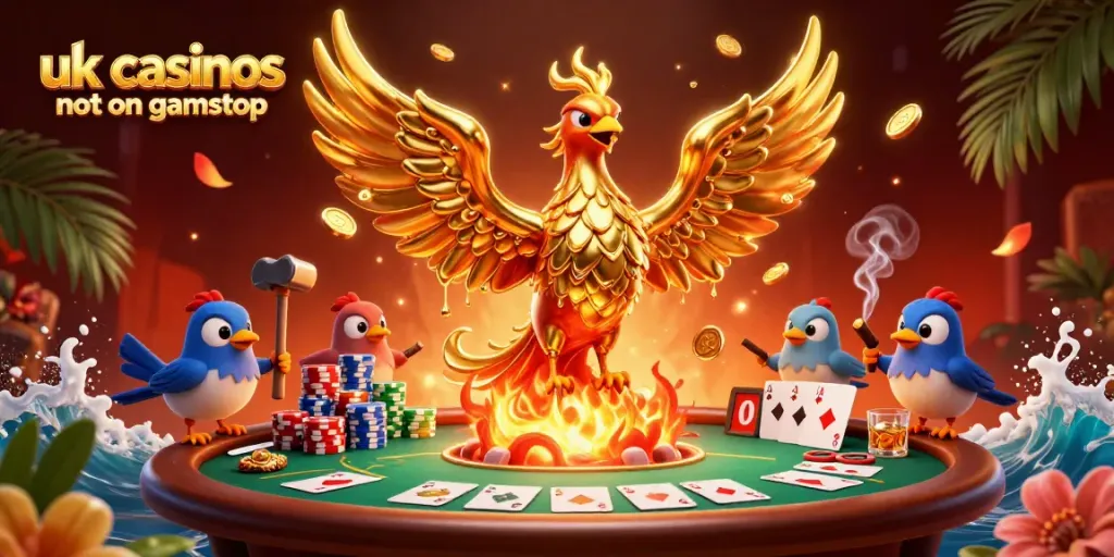Experience vibrant action at uk casinos not on gamstop with golden phoenix and poker elements.