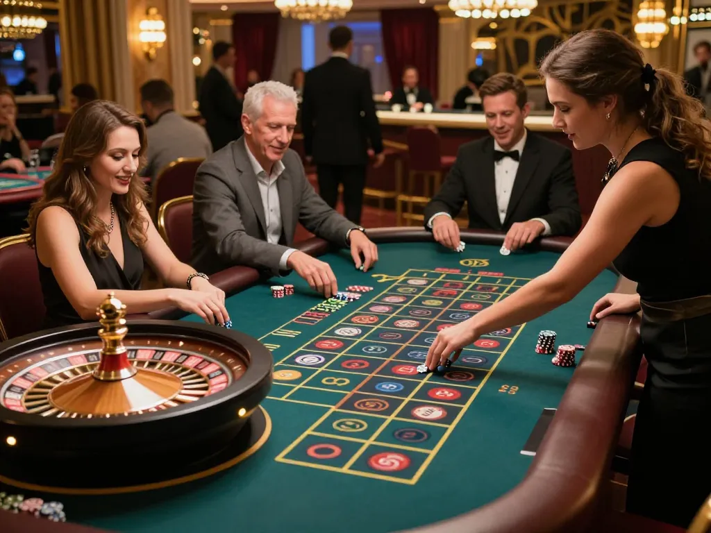 Experience thrilling roulette gameplay at https://www.dacsandatphanrang.com/ with vibrant energy and players engaged in action