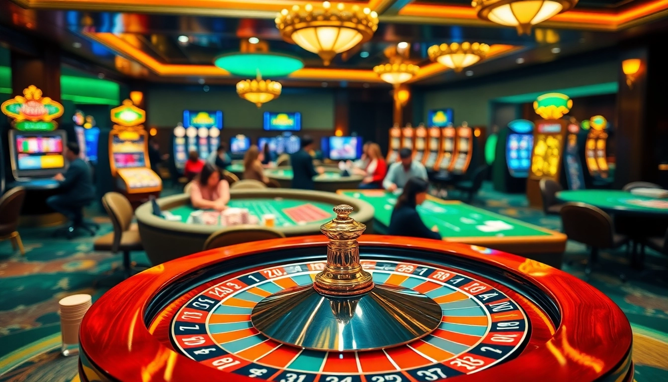 Experience the thrill of RR88 online gambling with vibrant casino games and roulette.