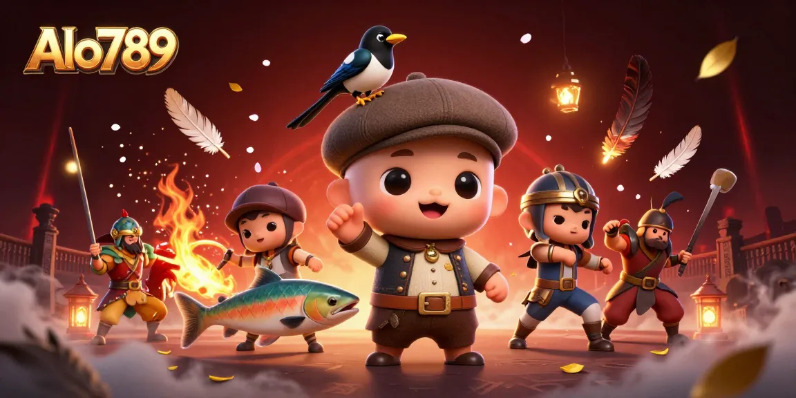 Alo789 showcases thrilling cockfighting action with vibrant characters and detailed gameplay elements.