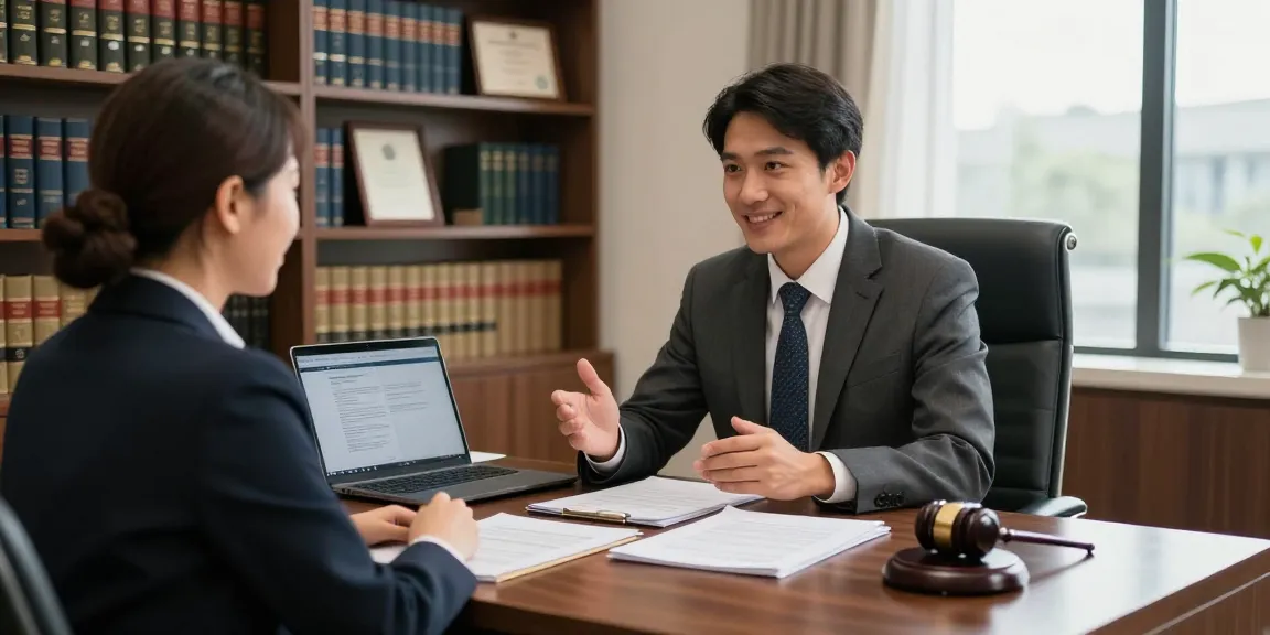Engaging legal consultation scene showing attorney and client discussing legal matters, see post for insights on legal services.