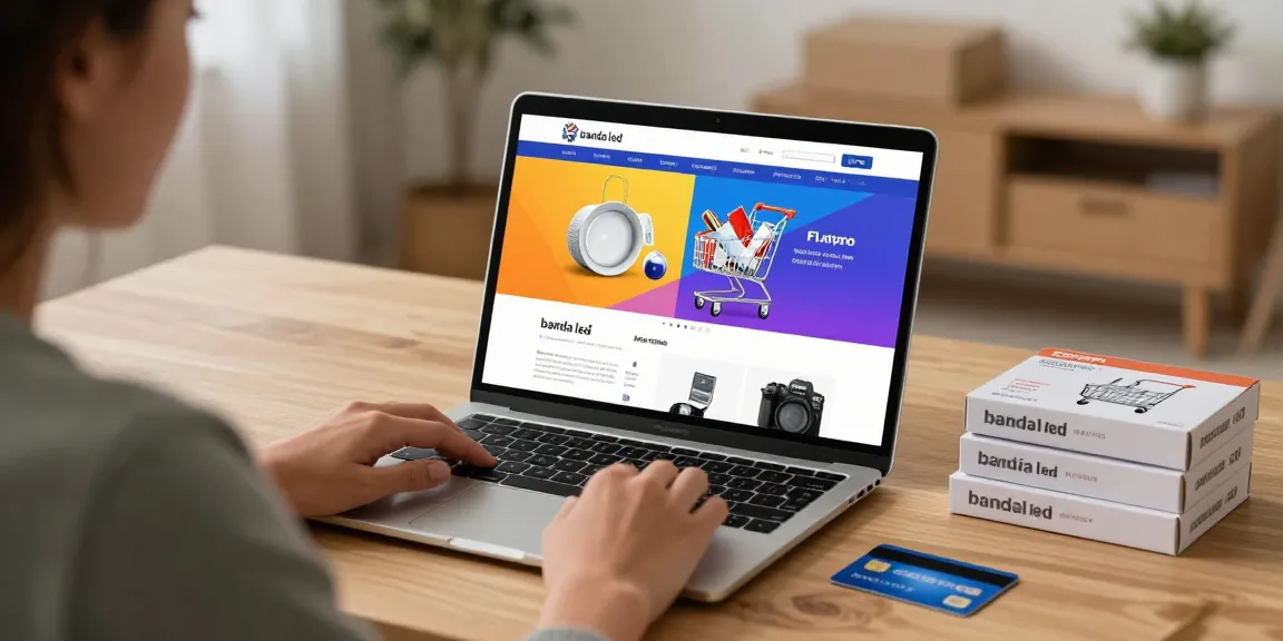 Banda led products displayed during online shopping, highlighting the best deals on e-commerce platforms.