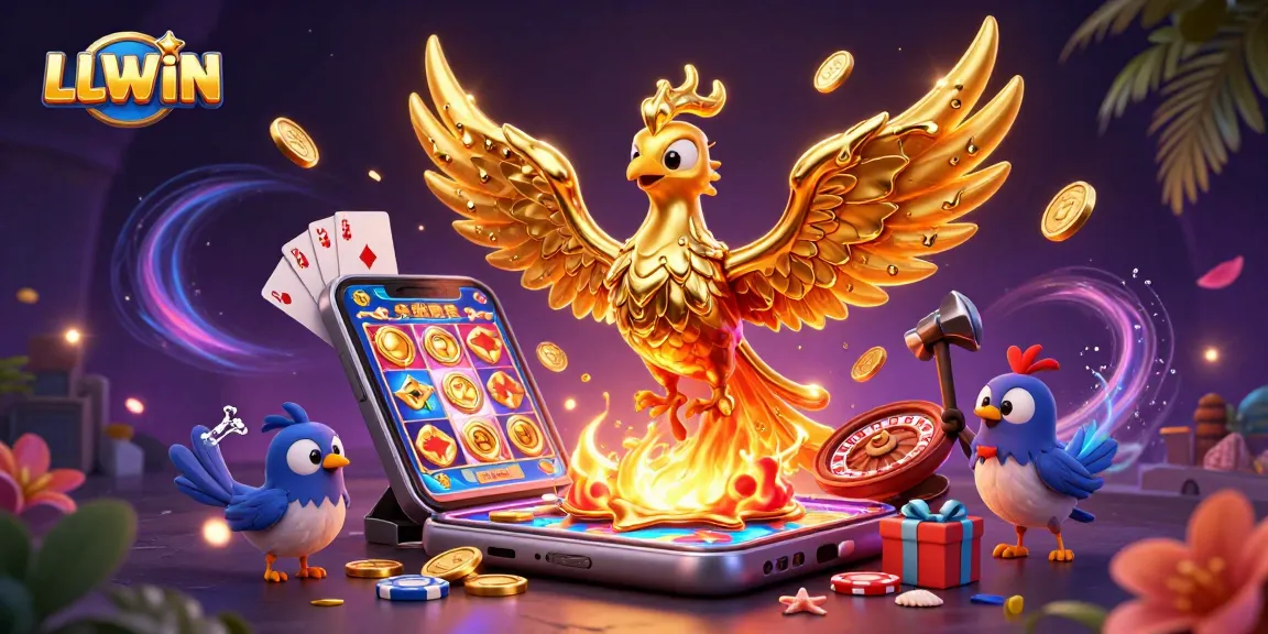 Experience exhilarating wins at LLWIN with vibrant 3D casino games and golden riches!