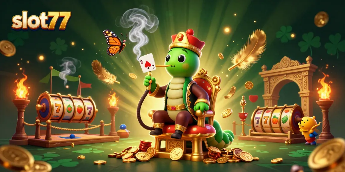 Experience thrilling slot77 action surrounded by an enchanted 3D atmosphere and sparkling casino elements.