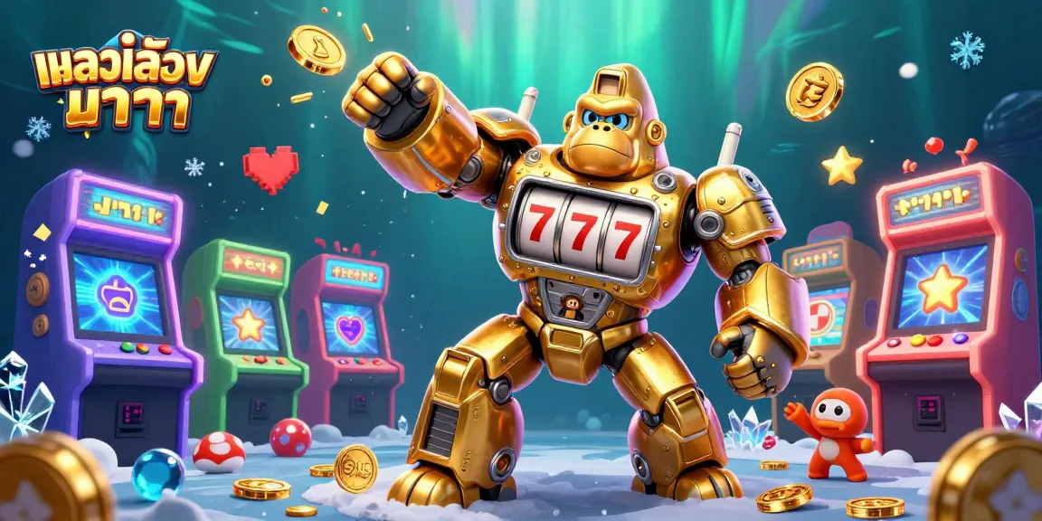 Engage in exciting gaming with ทดสอบเล่นบาคาร่า in an explosive casino mech battle scene.