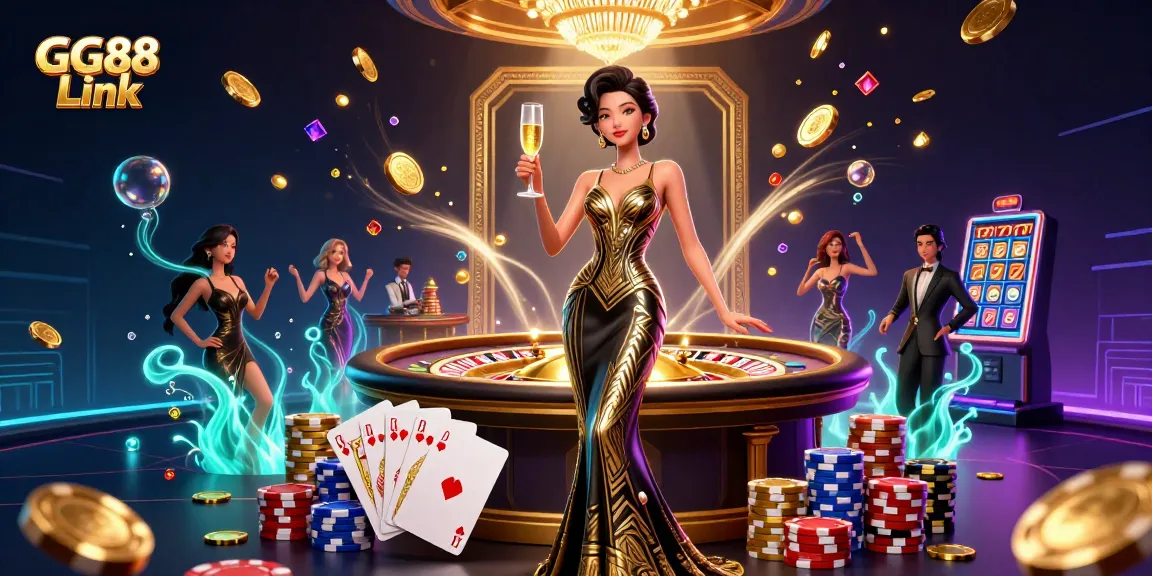 Experience the excitement of GG88 Link with stunning casino elements and glamorous style.