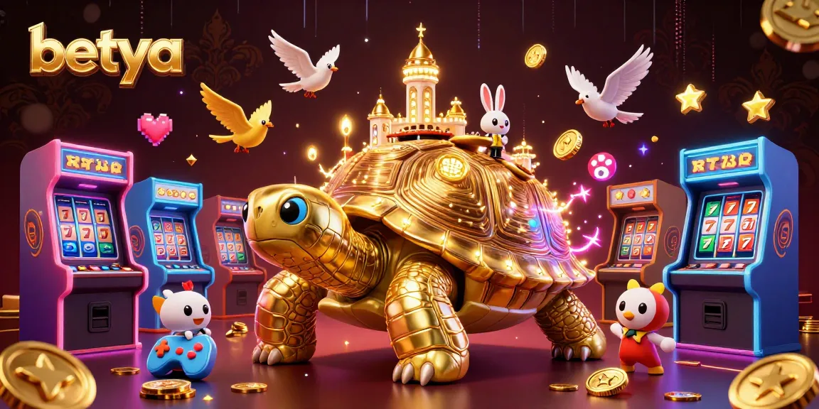 Experience the excitement of betting at betya with a 3D casino scene full of prizes and gaming energy.