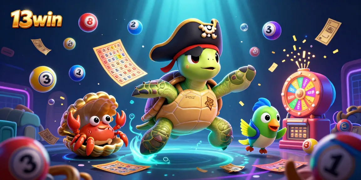 Experience thrilling gaming adventures at 13win with colorful lottery elements and dynamic characters.