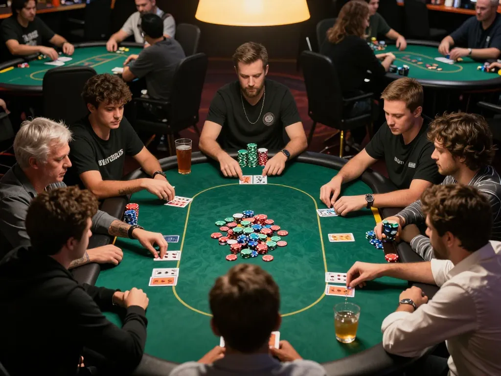 MM 88 poker game night captures players' strategic decisions and competitive atmosphere