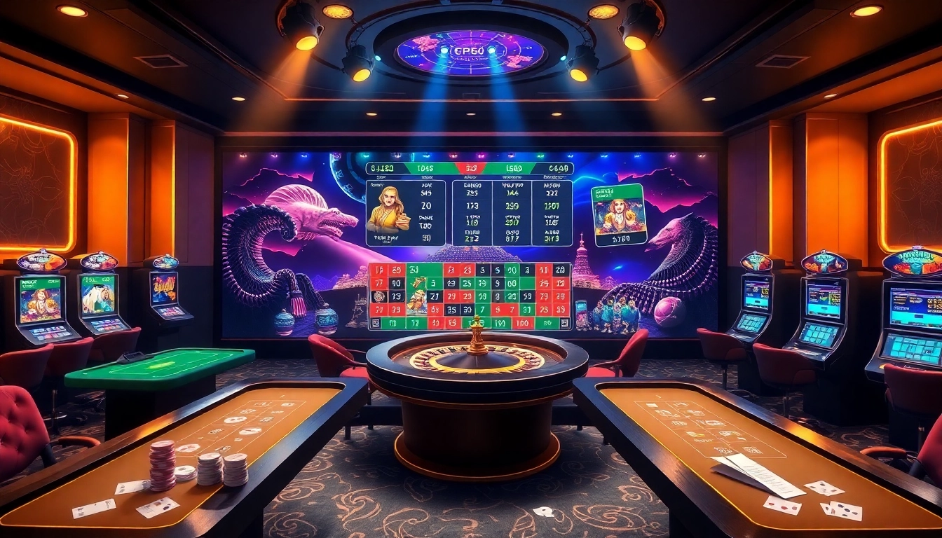 Exciting gaming experience at trang chủ PG66 showcasing vibrant casino games and betting opportunities.