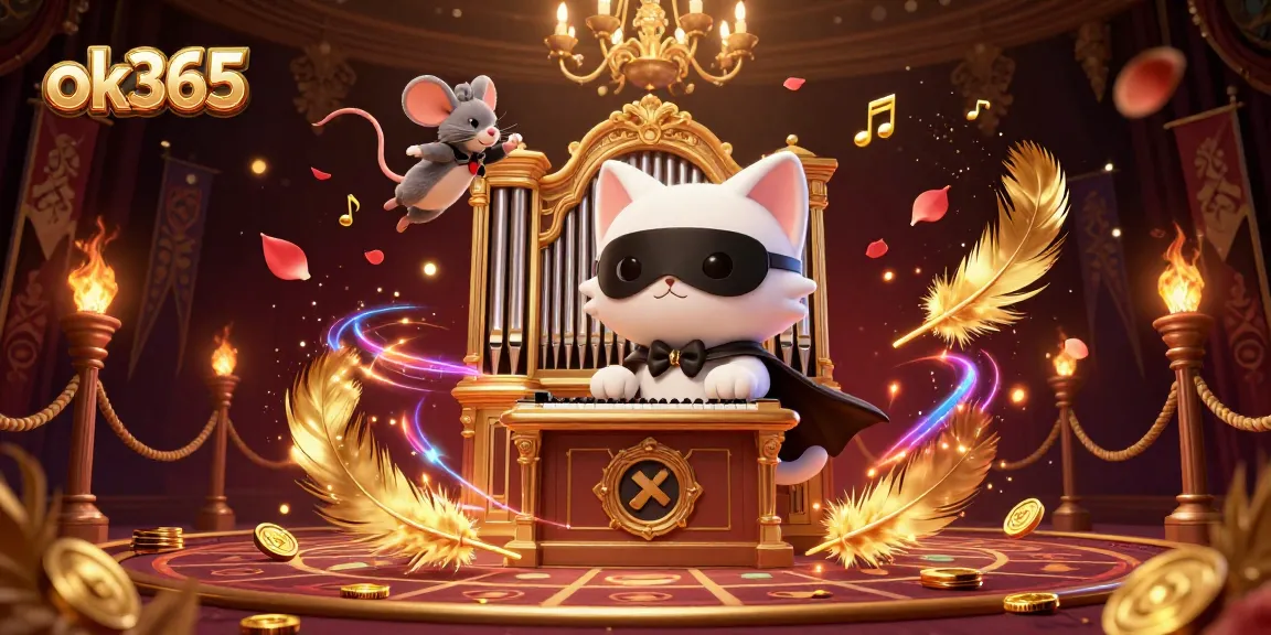 Engage with the thrilling gaming experience at ok365, featuring an exciting casino illustration with vibrant characters.