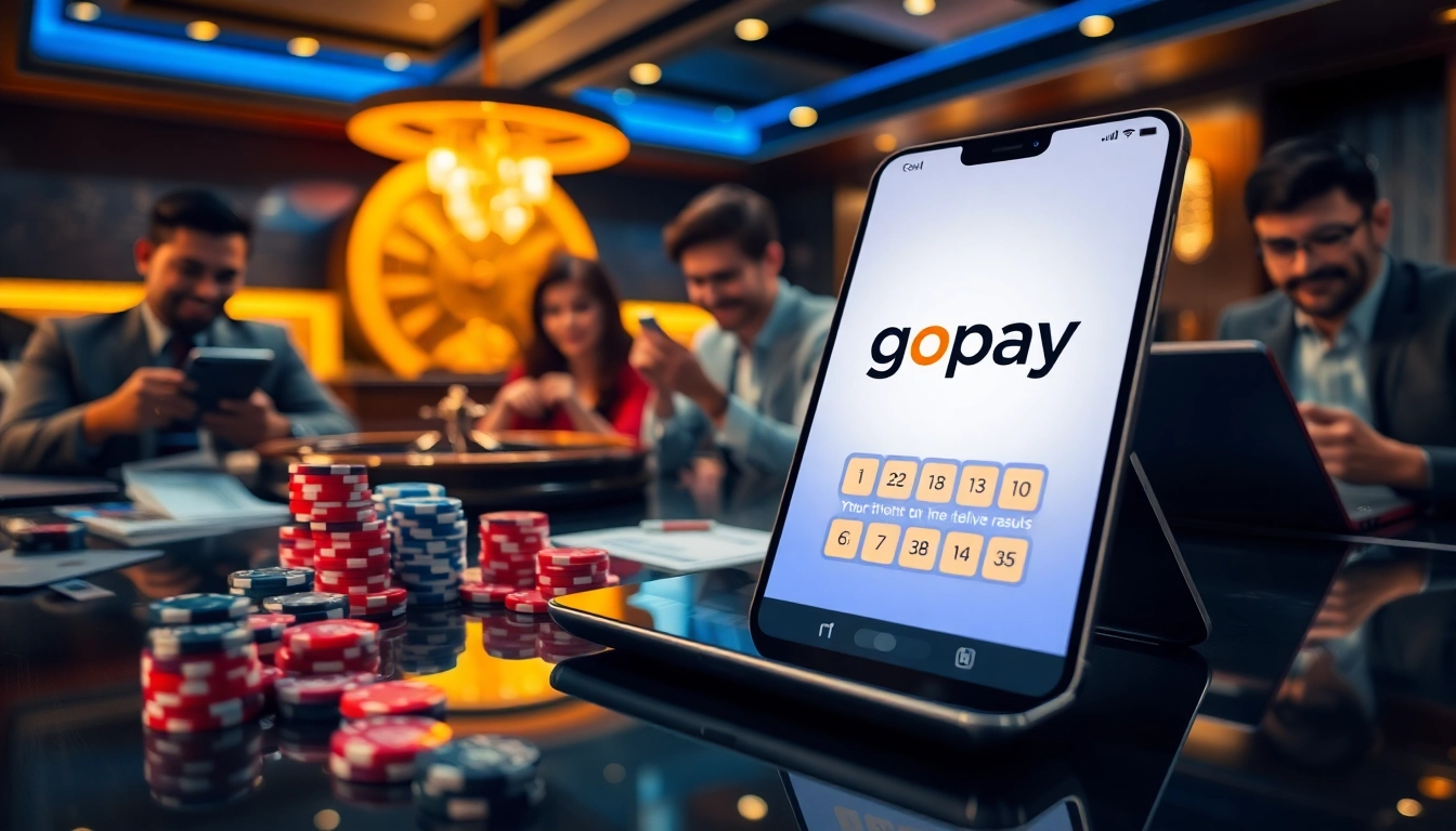 Engaging gopaytogel interface showcasing fast lotto betting and seamless digital transactions