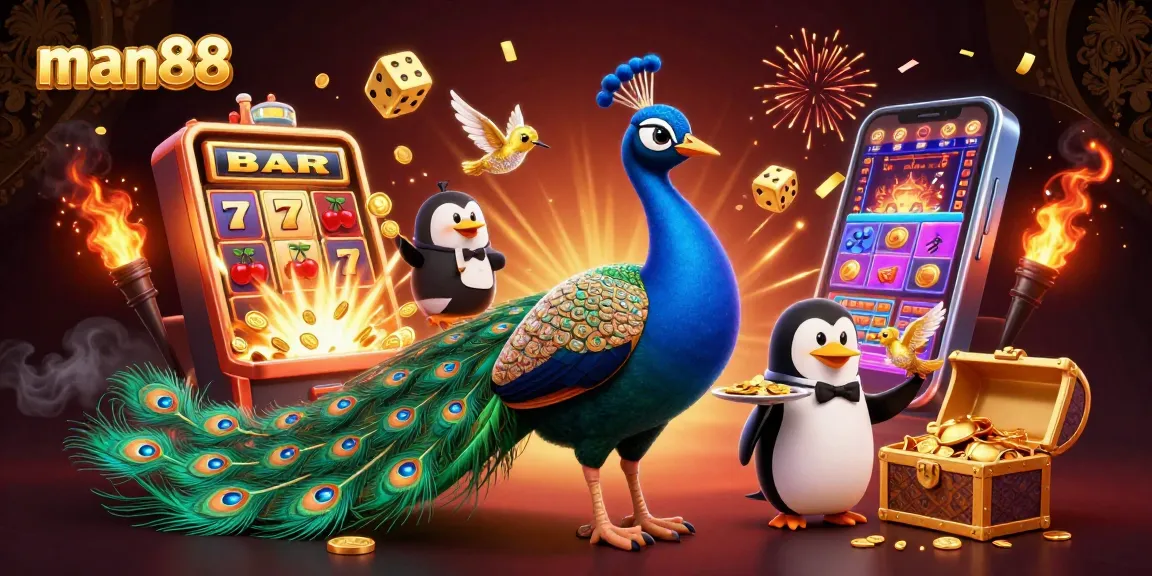 Engage with man88's exciting casino world featuring lively characters and jackpot scenes.