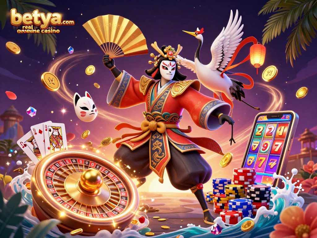 Experience the thrill at betya.com real money online casino with vibrant casino elements and action.