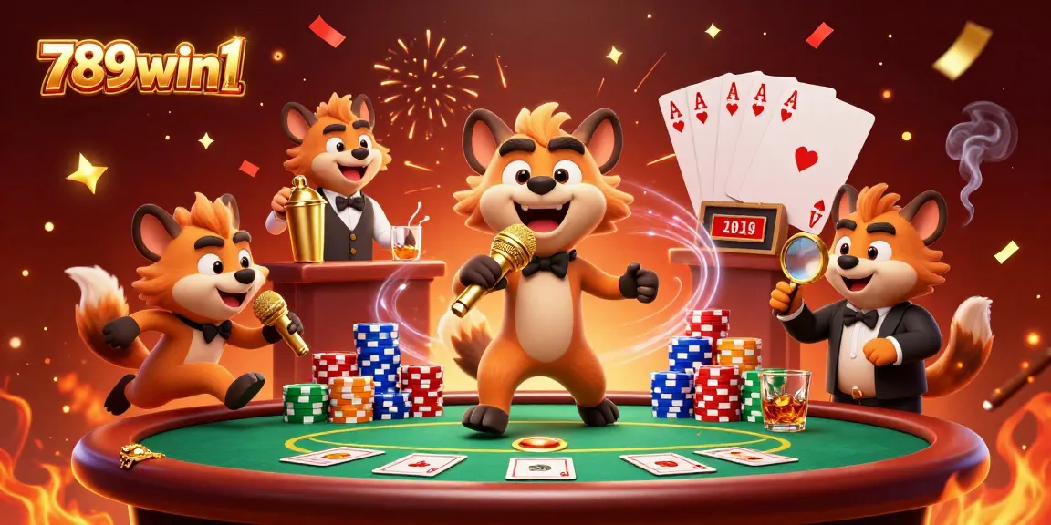 Experience exciting gaming at 789win1 where hyenas bring laughter to the casino atmosphere.