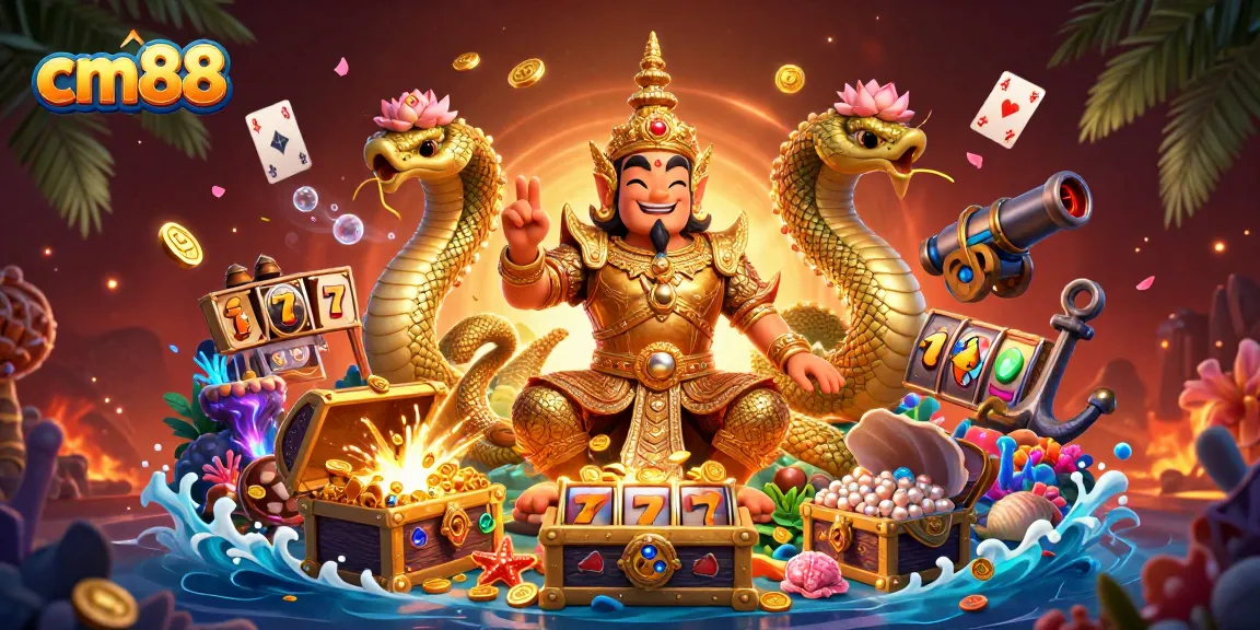 Experience thrilling wins at cm88 with engaging slot games and vibrant casino elements.