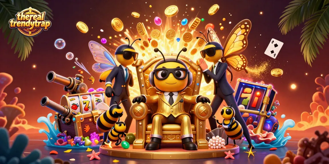 Menangkan jackpot dengan therealtrendytrap dalam ilustrasi 3D yang penuh warna.