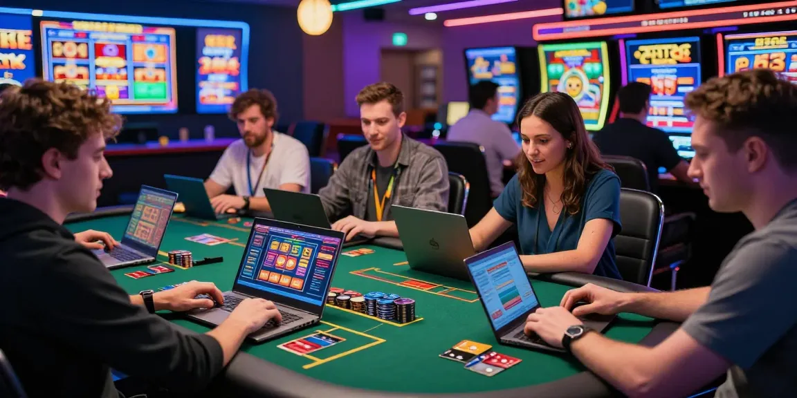 Explore credit card casinos at https://eccleshallparishcouncil.co.uk with players enjoying vibrant gameplay, showcasing various slots and promotions.